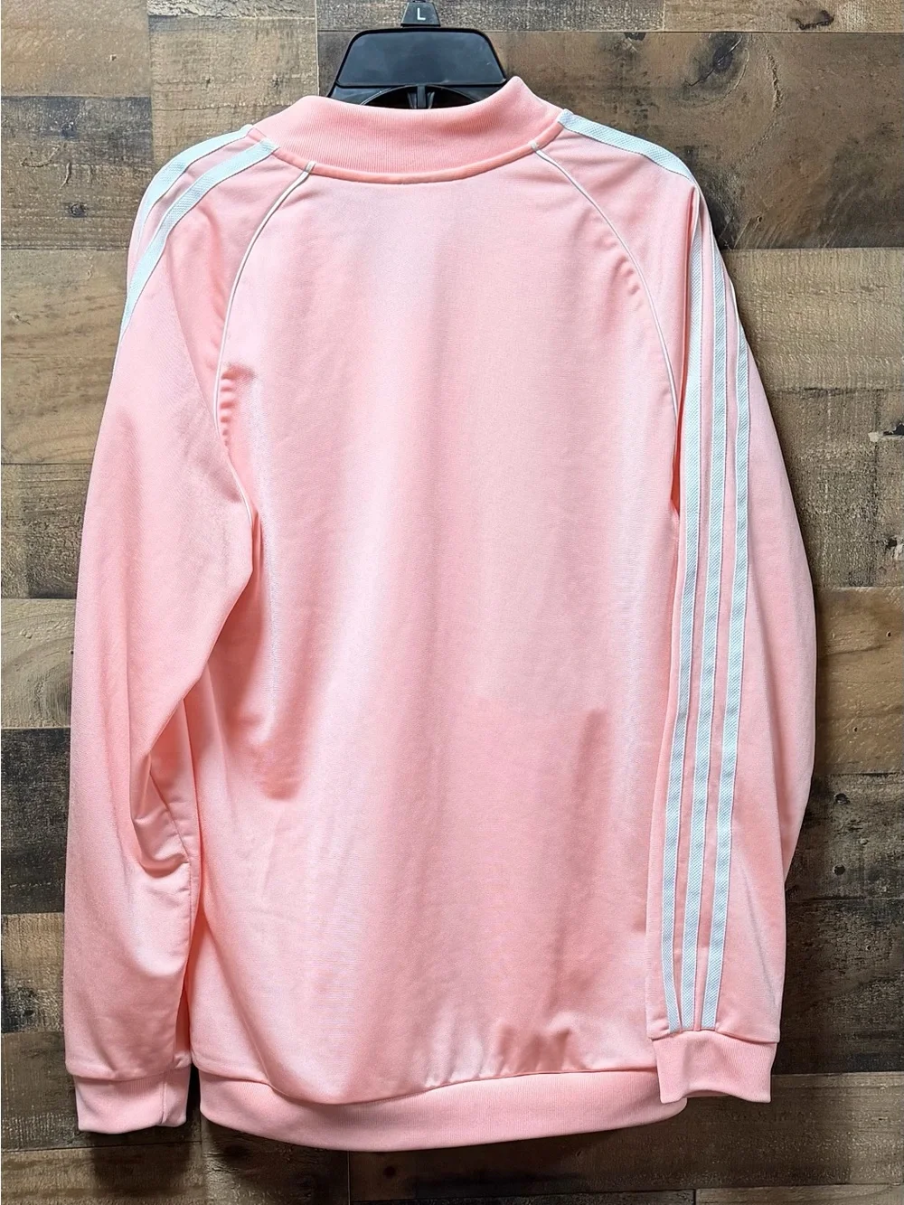 Adidas Originals Pink Track Jacket Youth XL Fits Women’s XS/S Trefoil